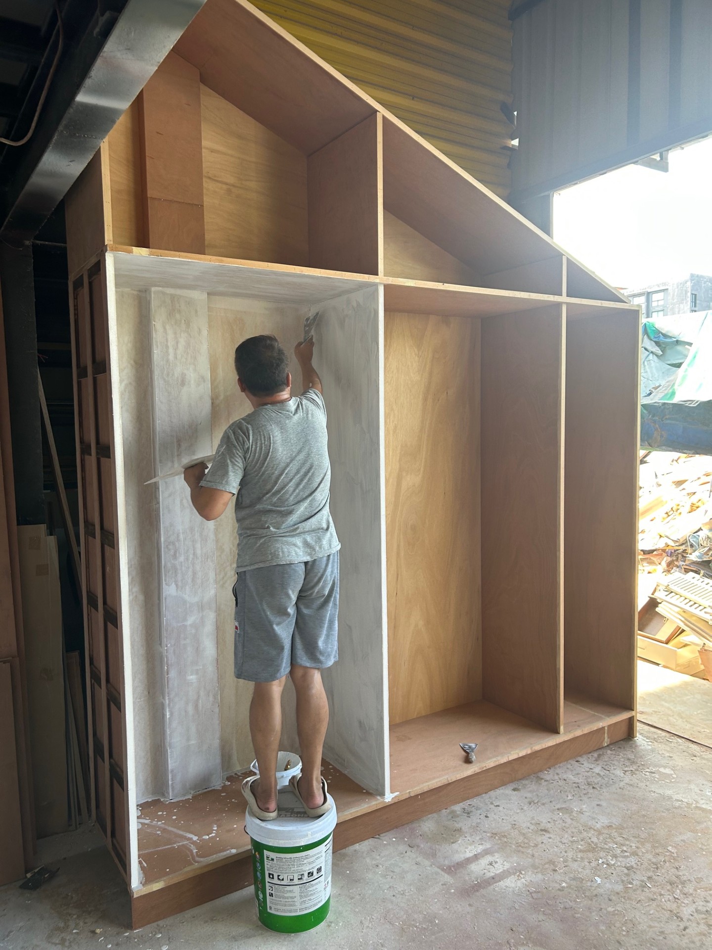 Finished bespoke joinery ready for installation