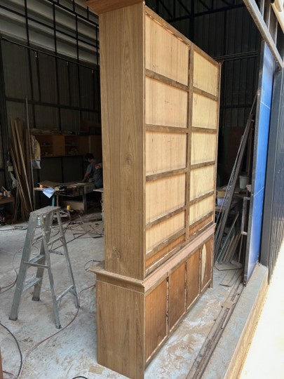 Timber machining in the N2 joinery workshop