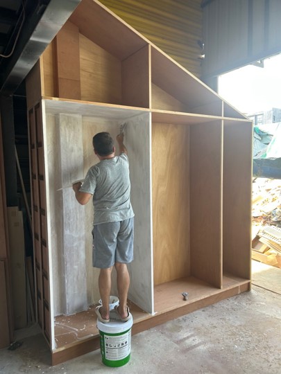 Finished bespoke joinery ready for installation