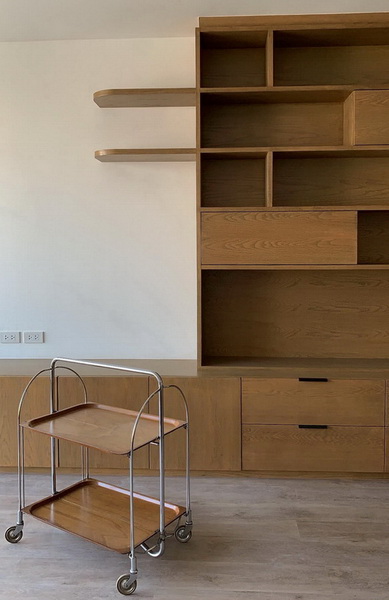 Bespoke furniture pieces in production at the N2 workshop